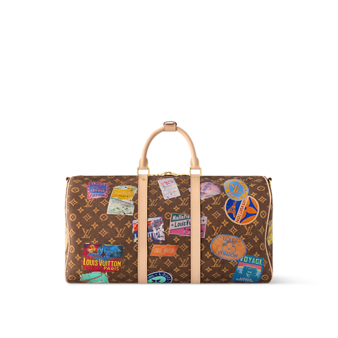 Keepall Bandoulière 50 Other Monogram Canvas in Women's Travel Travel Bags collections by Louis Vuitton (Product zoom)