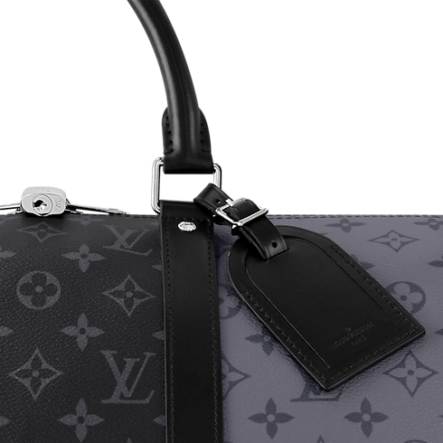 Keepall Bandoulière 50 Monogram Eclipse in Men's Travel Men's Duffle and Travel Bags collections by Louis Vuitton (Product zoom)