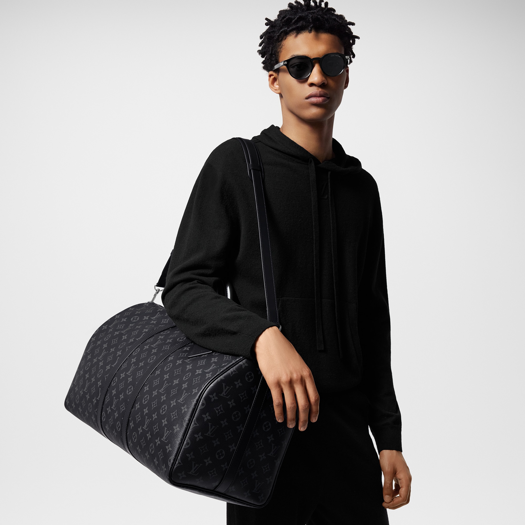 Keepall Bandoulière 55 Monogram Eclipse in Men