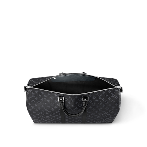 Keepall Bandoulière 55 Mon Monogram Monogram Eclipse in Gifts's Personalisation Travel Personalisation collections by Louis Vuitton (Product zoom)