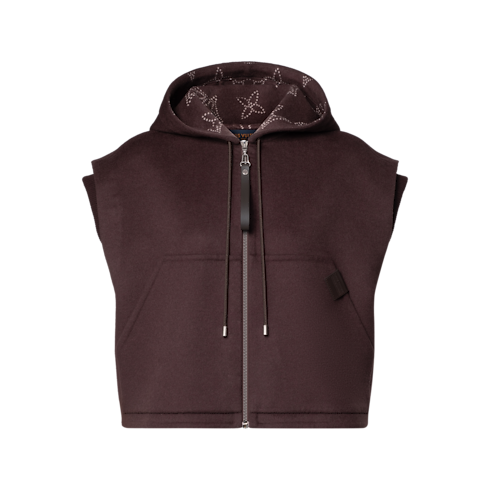 Knit Insert Zip-Up Gilet in Women's Ready-to-Wear Coats and Jackets collections by Louis Vuitton (Product zoom)