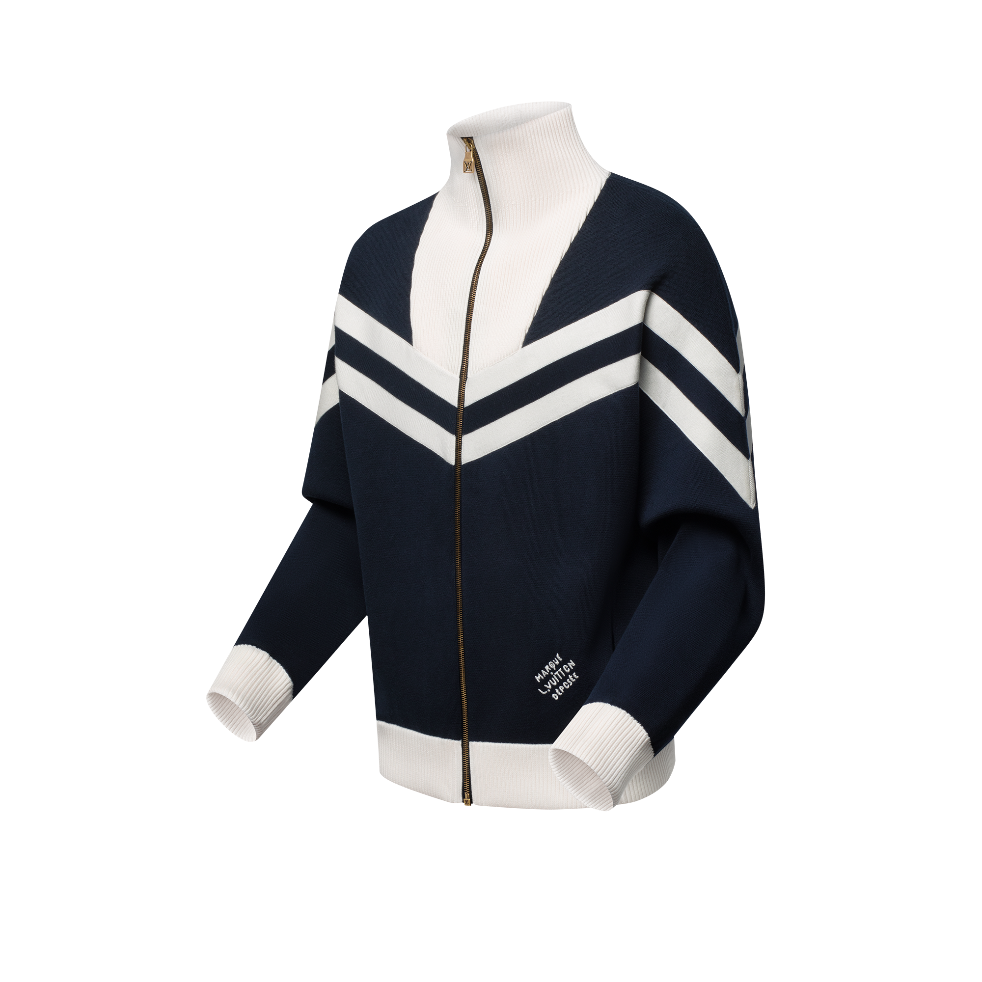 Knitted Cotton Sailor Blouson  in Men