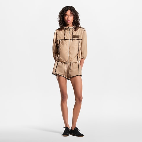 Lace Trim Hooded Parka in Women's Ready-to-Wear Coats and Jackets collections by Louis Vuitton (Product zoom)