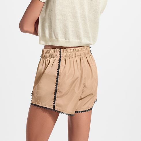 Lace Trim Jogging Shorts in Women's High Summer } collections by Louis Vuitton (Product zoom)