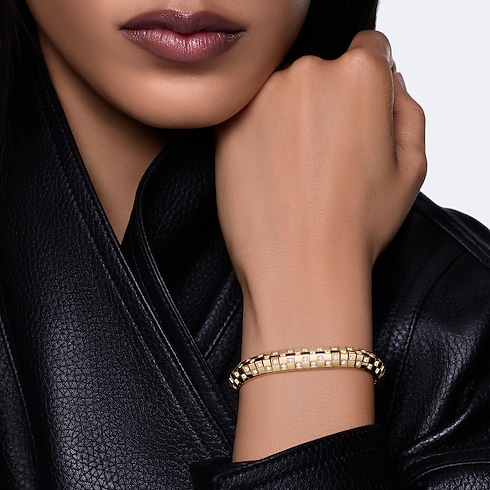 Le Damier de Louis Vuitton Double Row Bracelet, Yellow Gold and Diamonds in Jewellery's Categories Bracelets collections by Louis Vuitton (Product zoom)