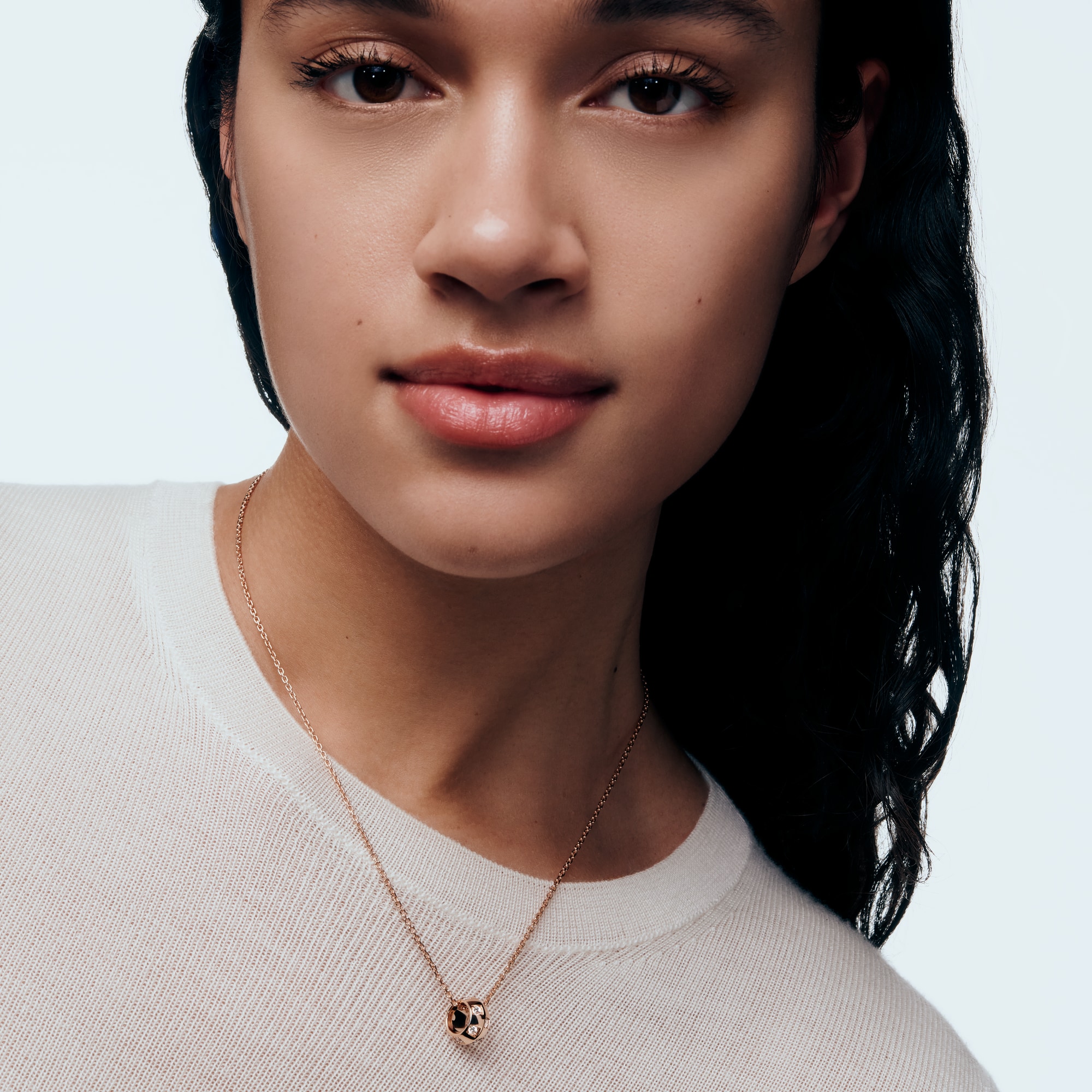 Le Damier de Louis Vuitton Pendant, Rose Gold and Diamonds  in Jewellery