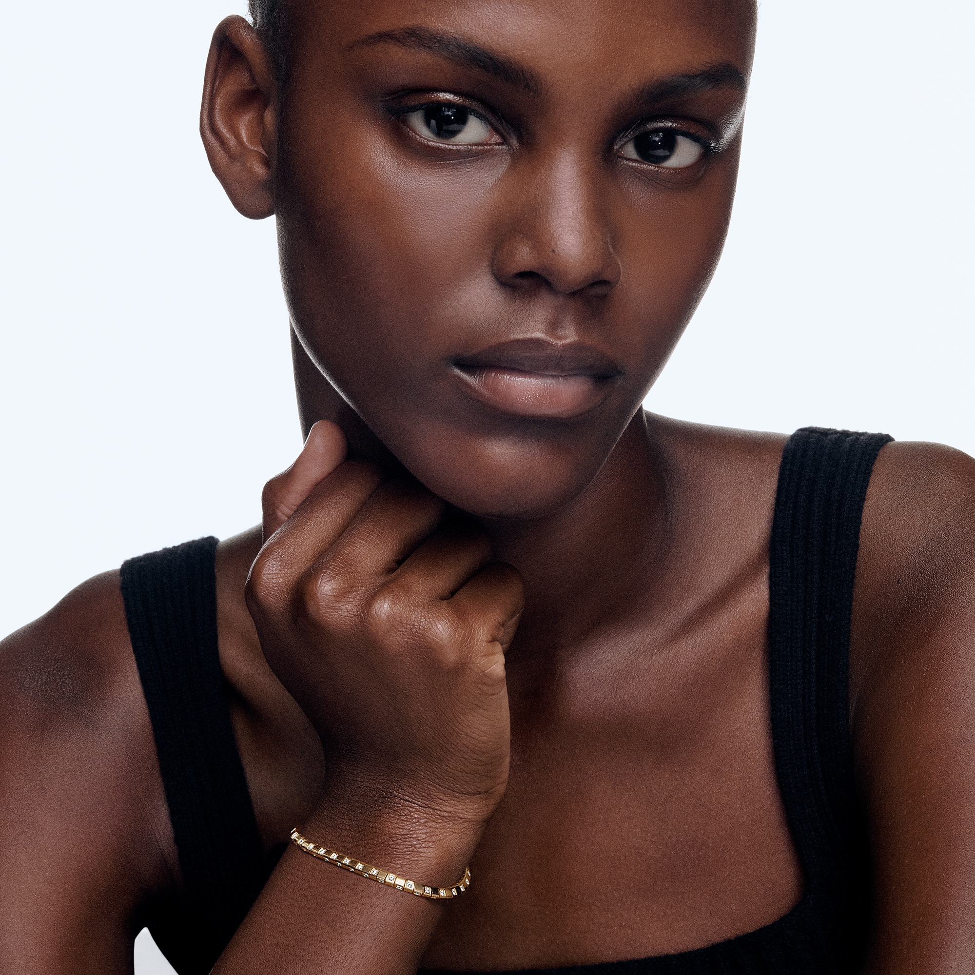 Le Damier de Louis Vuitton Small Bracelet, Yellow Gold and Diamonds  in Jewellery