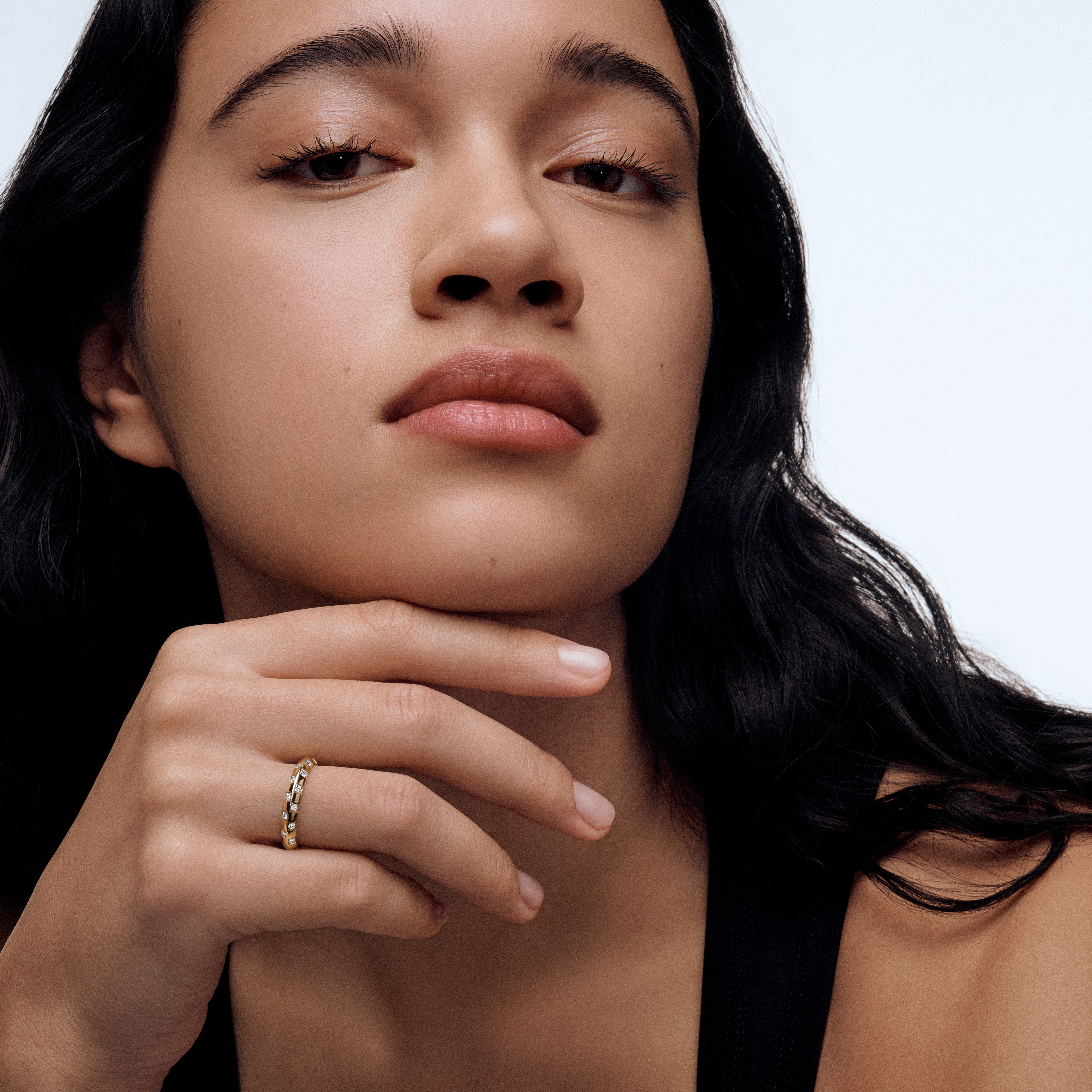 Le Damier de Louis Vuitton Small Ring, Yellow Gold and Diamonds  in Jewellery