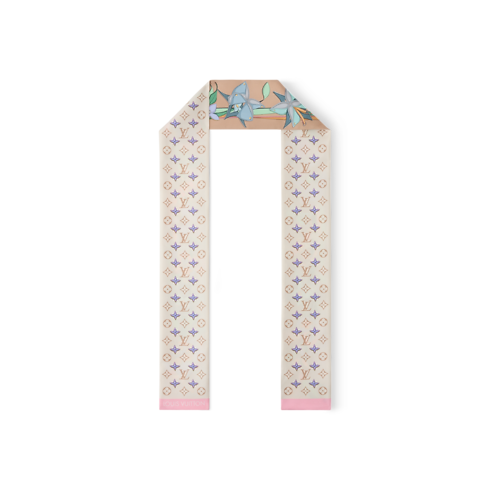 Leather Flowers Bandeau . in Women's Accessories Silk Squares and Bandeaus collections by Louis Vuitton (Product zoom)