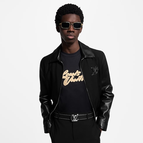 Leather Mix Blouson in Men's Ready-to-Wear Outerwear and Coats collections by Louis Vuitton (Product zoom)