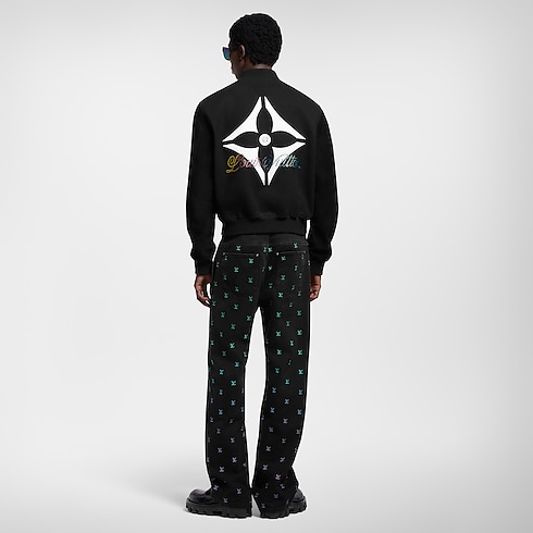 Leather Mix Varsity Blouson in Men's Ready-to-Wear Outerwear and Coats collections by Louis Vuitton (Product zoom)