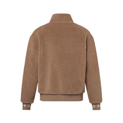 Leather Patch Fleece Blouson in Men's Ready-to-Wear All Ready-to-Wear collections by Louis Vuitton (Product zoom)