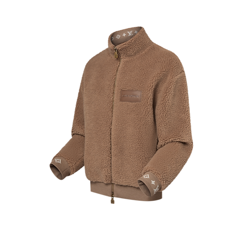 Leather Patch Fleece Blouson in Men's Ready-to-Wear All Ready-to-Wear collections by Louis Vuitton (Product zoom)