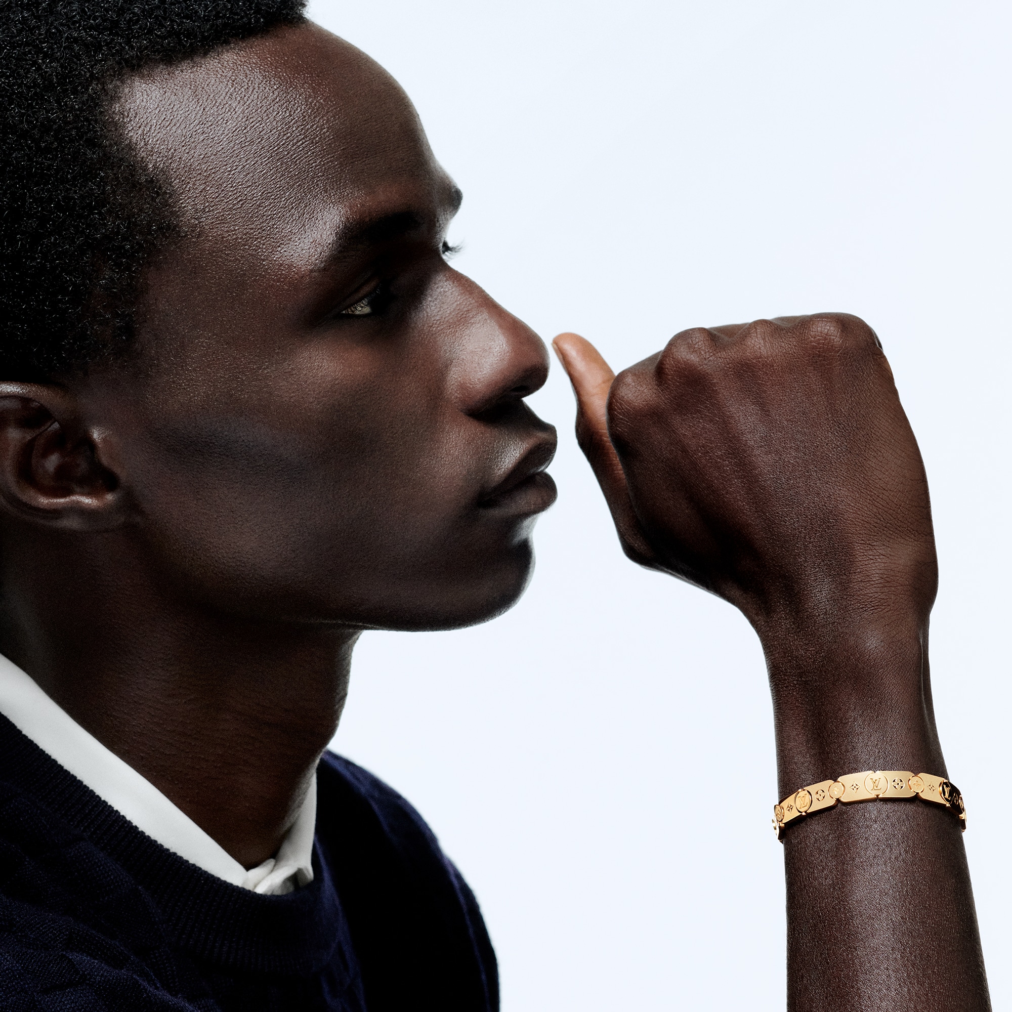 Les Gastons Vuitton Gourmette Bracelet, Yellow Gold  in Jewellery