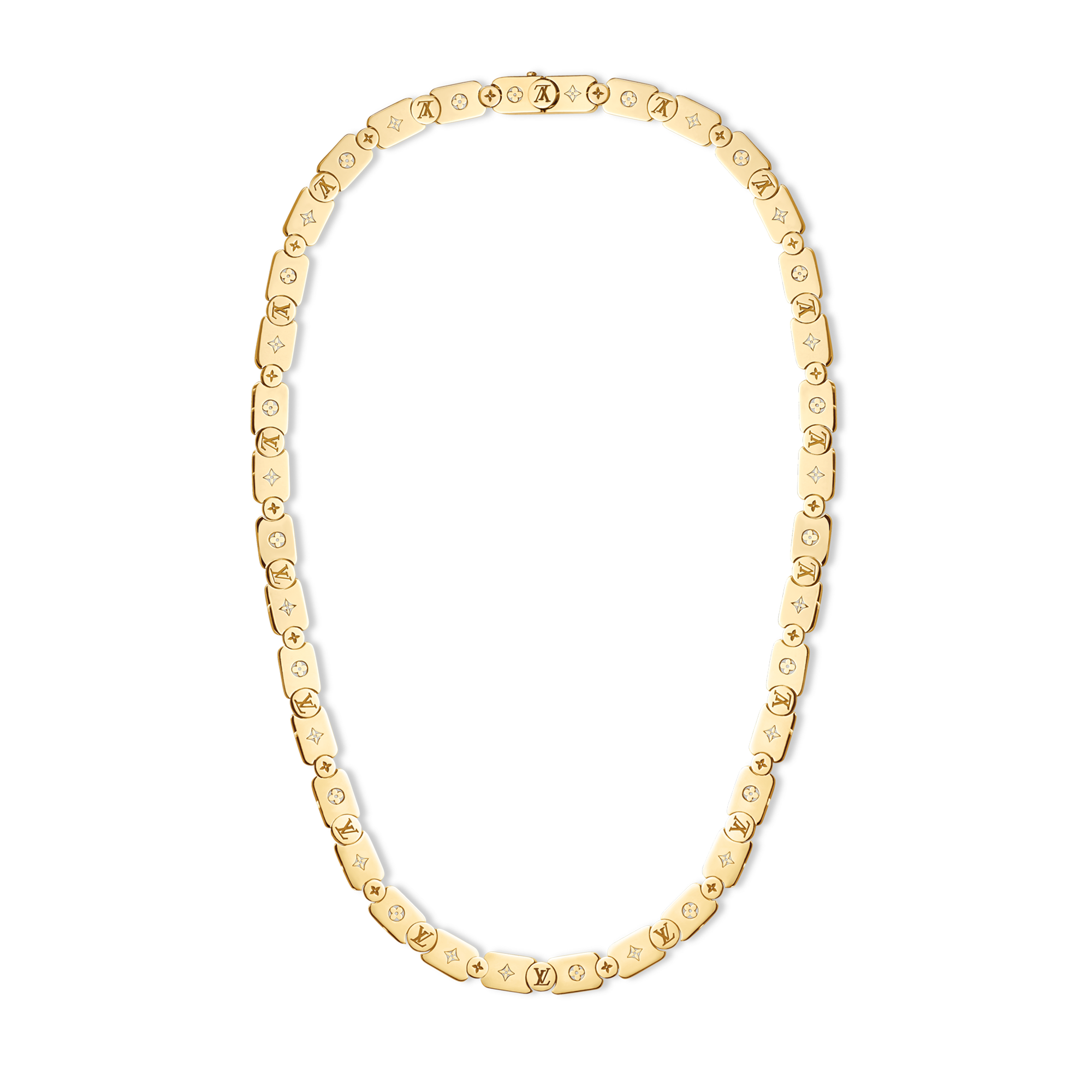 Les Gastons Vuitton Gourmette Necklace, Yellow Gold  in Les Extraordinaires