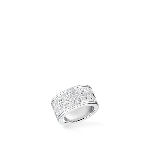 Les Gastons Vuitton Large Ring, White Gold and Diamonds in Jewellery's Categories Rings collections by Louis Vuitton (Product zoom)