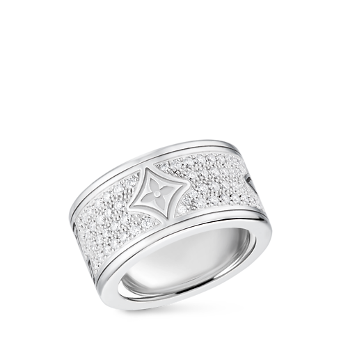 Les Gastons Vuitton Large Ring, White Gold and Diamonds in Jewellery's Categories Rings collections by Louis Vuitton (Product zoom)