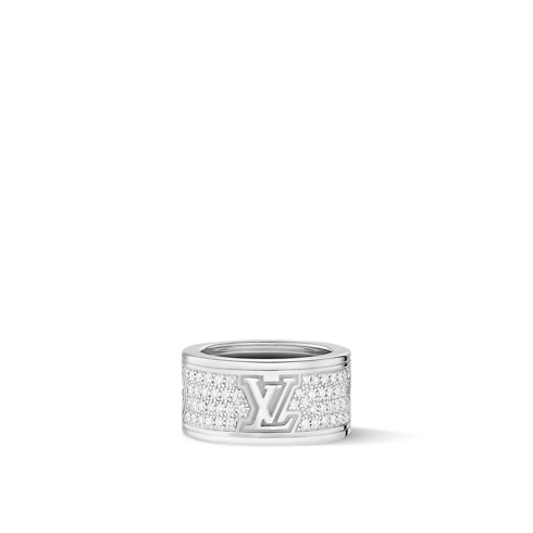Les Gastons Vuitton Large Ring, White Gold and Diamonds in Jewellery's Categories Rings collections by Louis Vuitton (Product zoom)