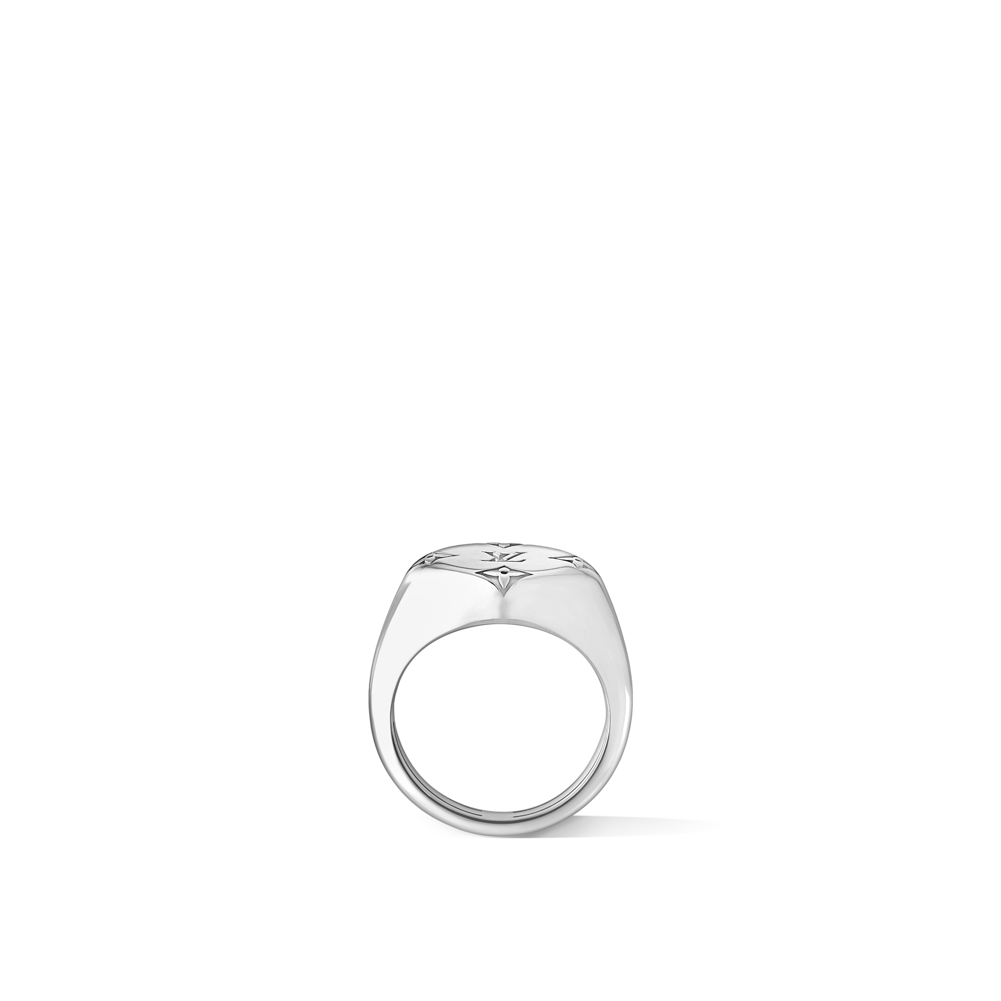 Les Gastons Vuitton Signet Ring, White Gold  in Jewellery