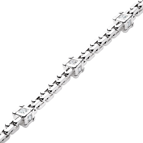 Les Gastons Vuitton Trunk Bracelet, White Gold and Diamonds in Jewellery's Categories Bracelets collections by Louis Vuitton (Product zoom)