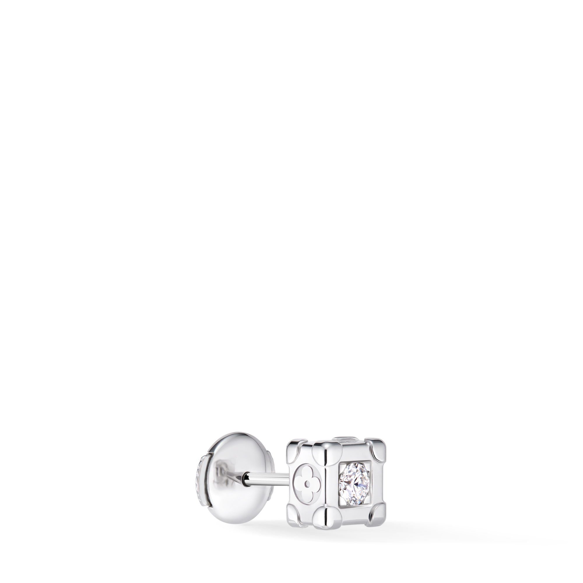 Les Gastons Vuitton Trunk Stud, White Gold and Diamond  in Les Extraordinaires