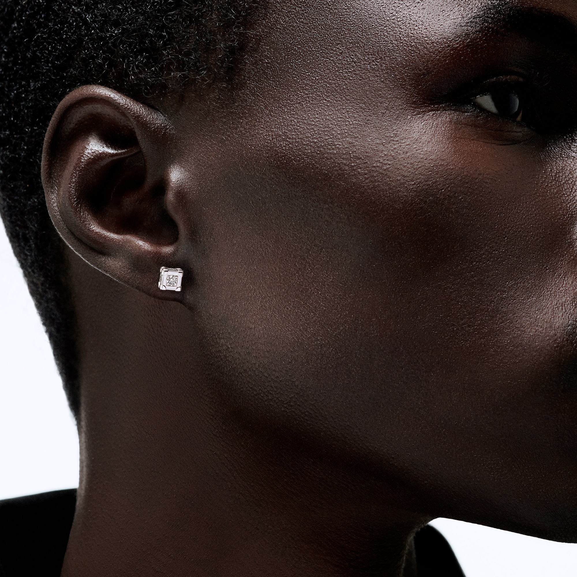 Les Gastons Vuitton Trunk Stud, White Gold and Diamond  in Les Extraordinaires
