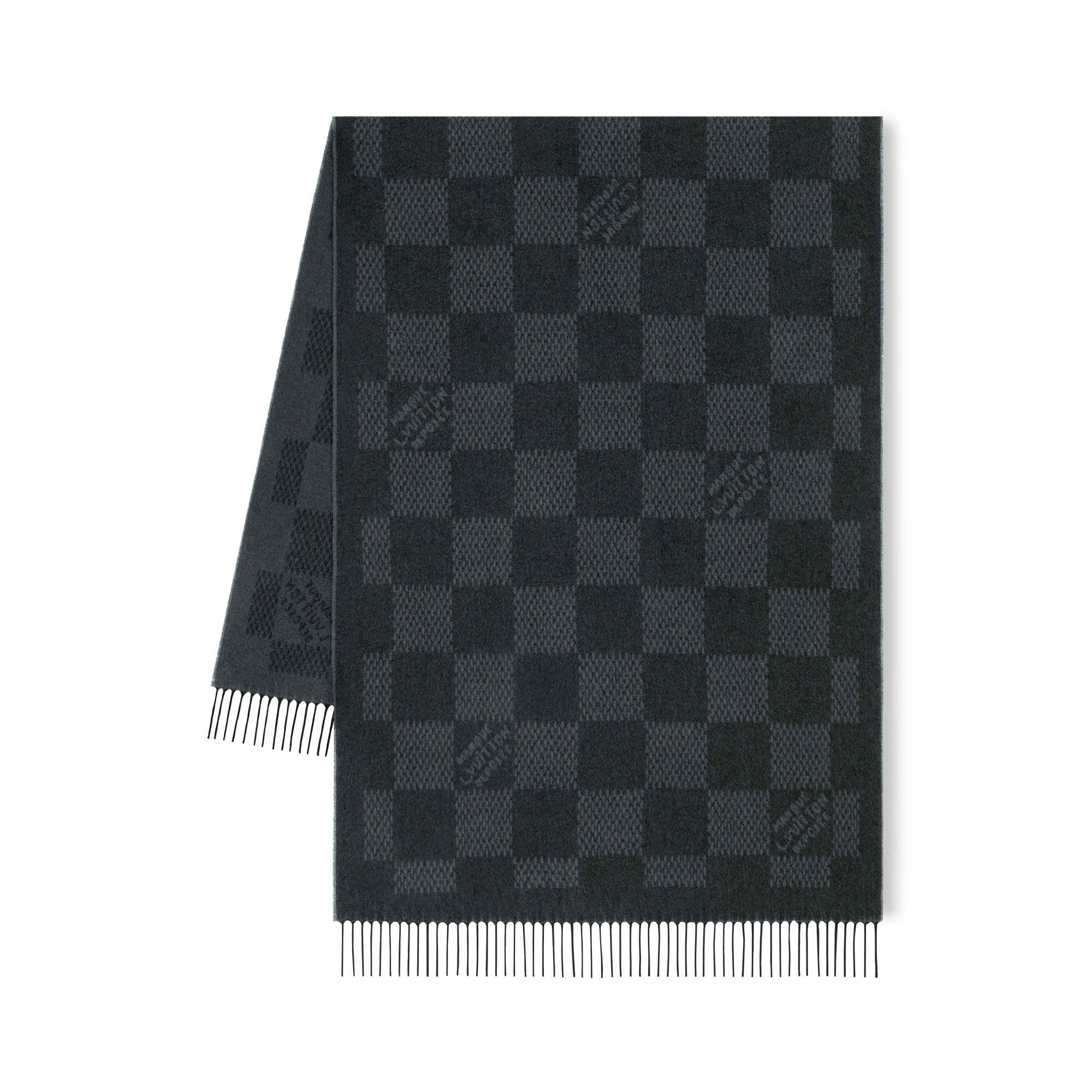 Light Damier Scarf . in Men