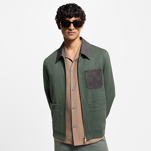 Light Linen Workwear Jacket in Men's Ready-to-Wear Outerwear and Coats collections by Louis Vuitton (Product zoom)