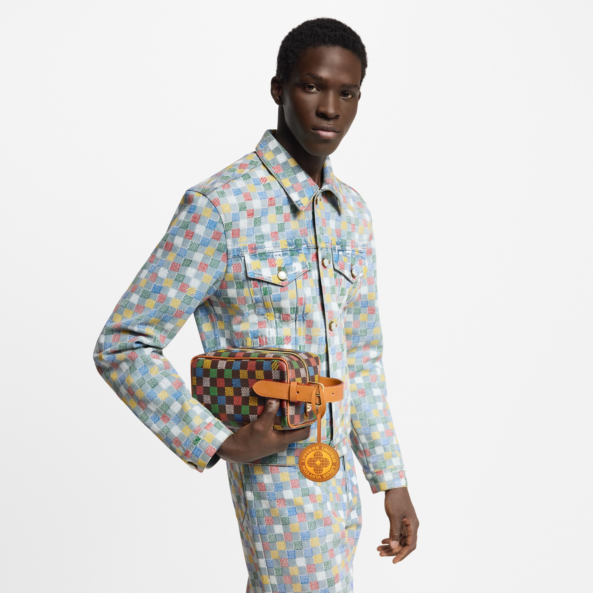 Locker Dopp Kit Damier Ebene in Men