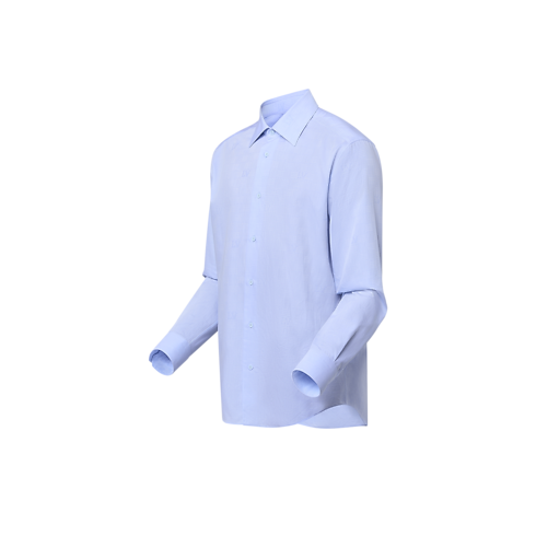 Long-Sleeved Cotton Shirt in Men's Ready-to-Wear Shirts collections by Louis Vuitton (Product zoom)