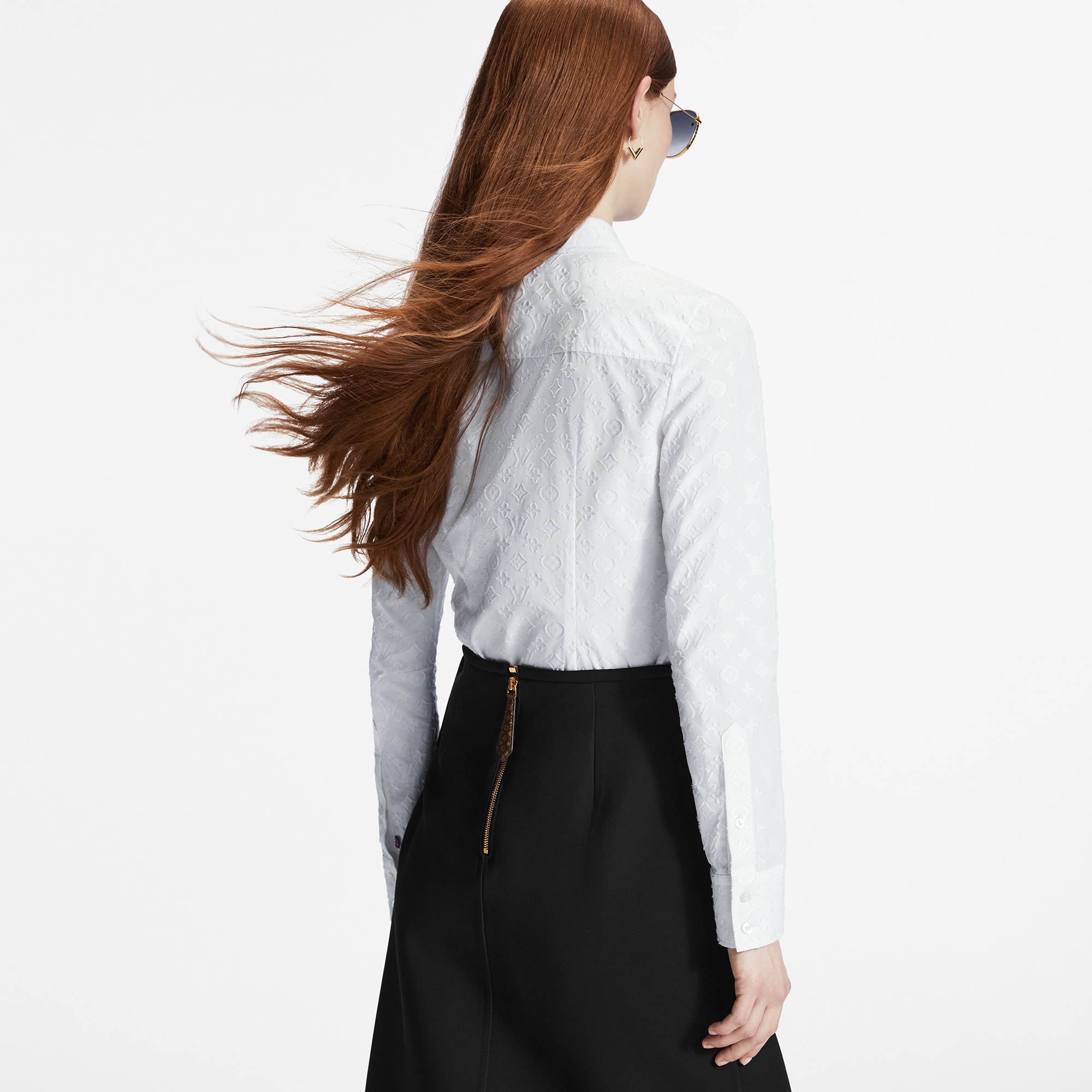 Long Sleeved Fitted Shirt  in Women