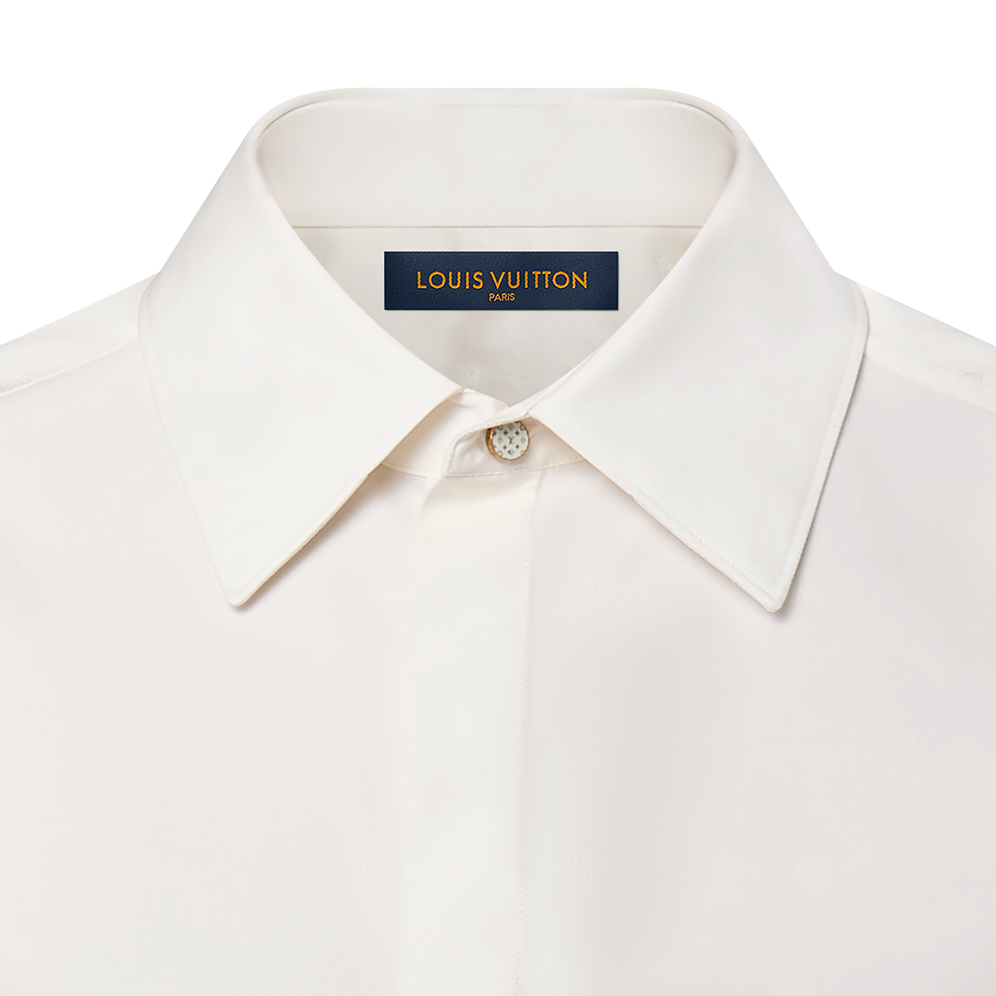 Long-Sleeved Silk And Cotton-Blend Evening Shirt  in Men