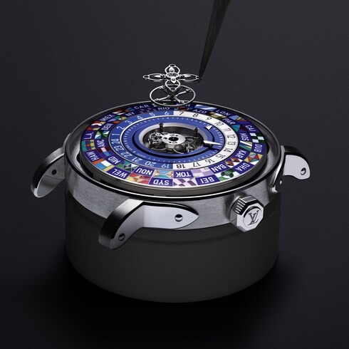 Louis Vuitton Escale Worldtime, Automatic, 40mm, Platinum in Watches's All Watches } collections by Louis Vuitton