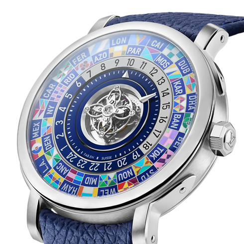 Louis Vuitton Escale Worldtime Flying Tourbillon, Automatic, 40mm, Platinum in Watches's All Watches } collections by Louis Vuitton (Product zoom)
