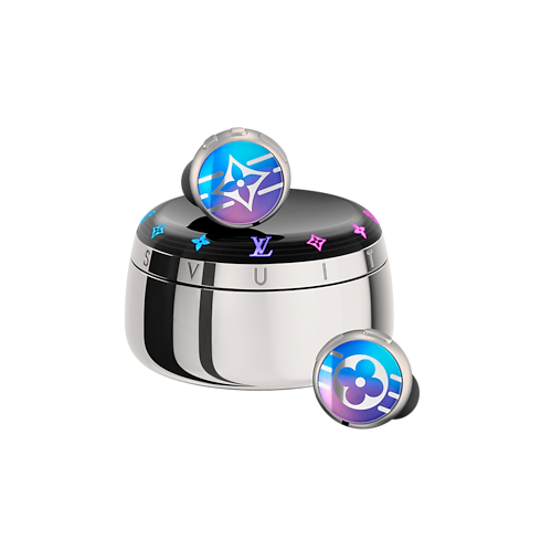 Louis Vuitton Horizon Light Up Earphones - Blue-to-Violet Gradient in Trunks, Travel and Home's High-Tech Objects and Accessories Audio, Connected Watches and Accessories collections by Louis Vuitton (Product zoom)