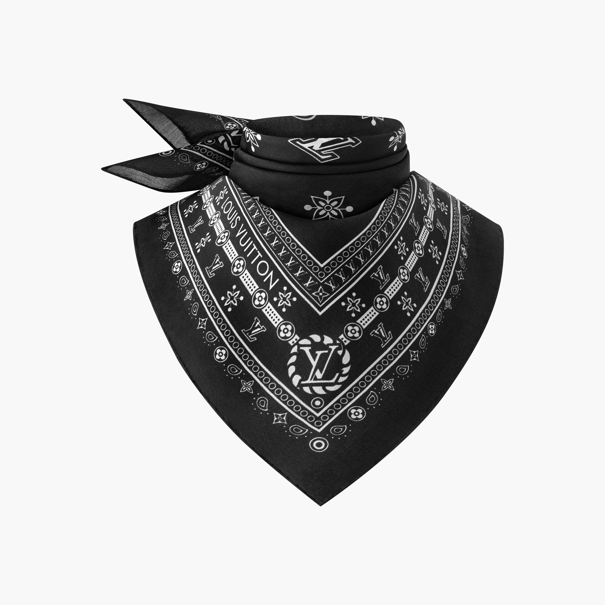 Silk Bandana Louis Vuitton Bandana Scarf Supreme Louis Vuitton