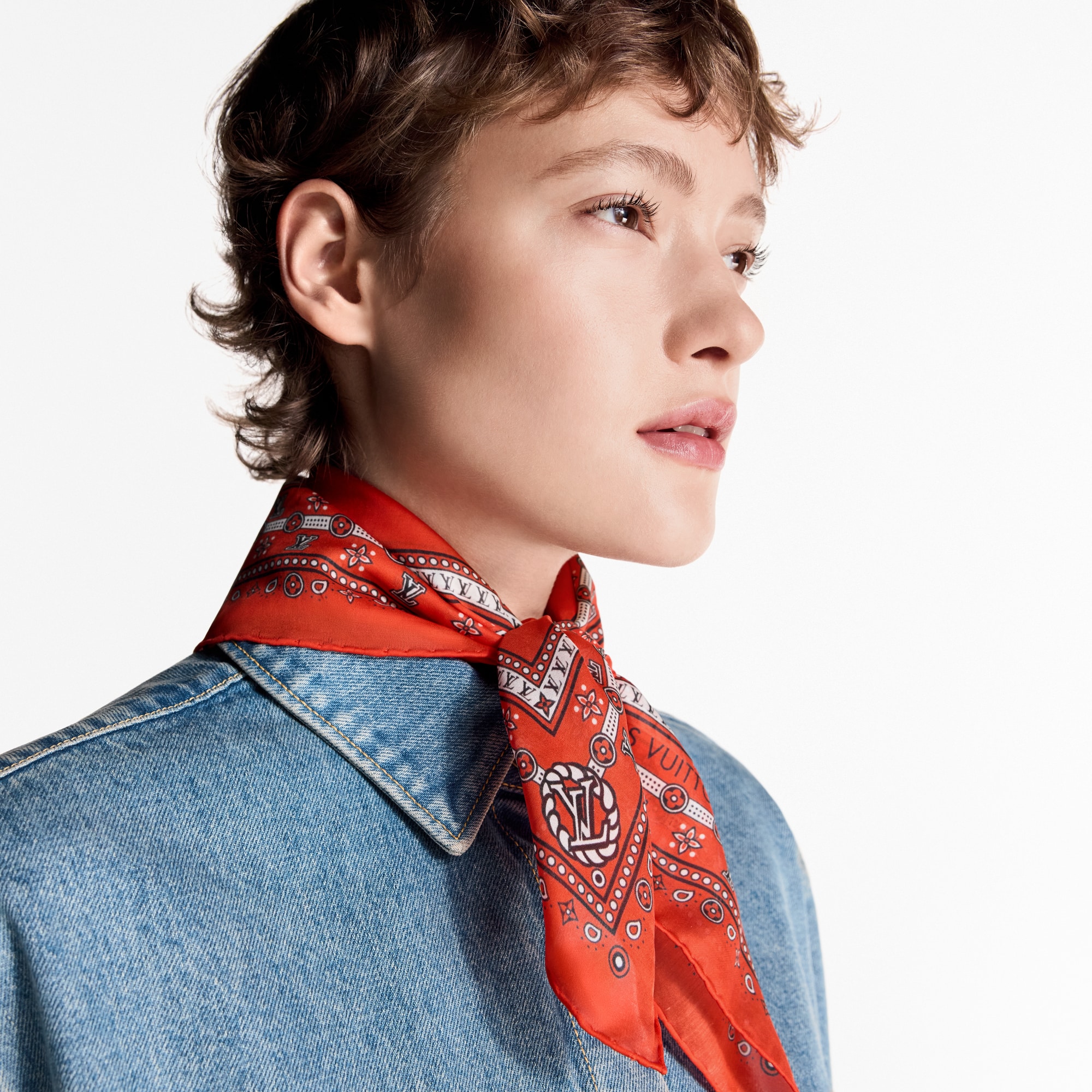 LV Bandana Square 55 . in Women