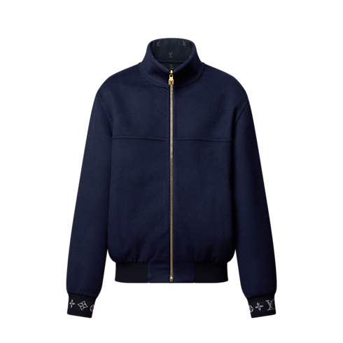 LV Blason Double Face Wool-Silk Blend Reversible Blouson in Men's Ready-to-Wear Outerwear and Coats collections by Louis Vuitton (Product zoom)