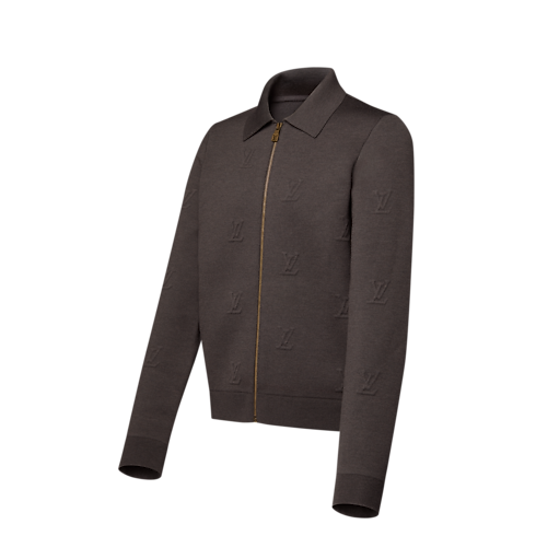 LV Blason Embossed Zipped Blouson in Men's Ready-to-Wear All Ready-to-Wear collections by Louis Vuitton (Product zoom)