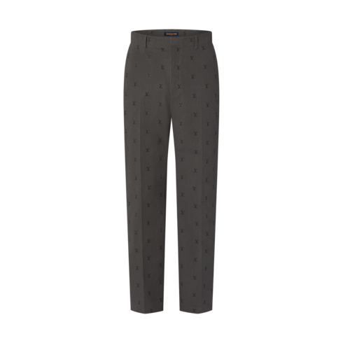 LV Blason Jacquard Cotton Classic Pants in Men's Ready-to-Wear Pants collections by Louis Vuitton (Product zoom)