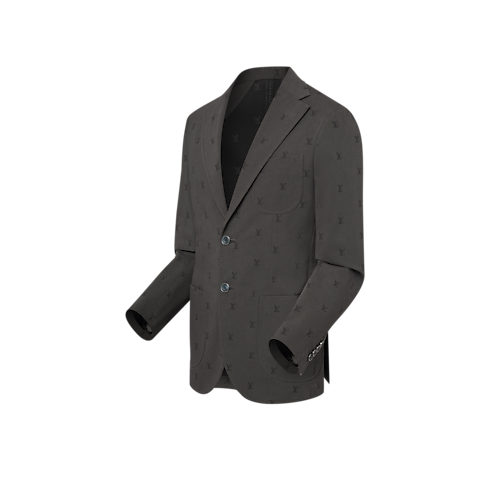 LV Blason Jacquard Cotton Napolitana Jacket in Men's Ready-to-Wear Blazers and Jackets collections by Louis Vuitton (Product zoom)