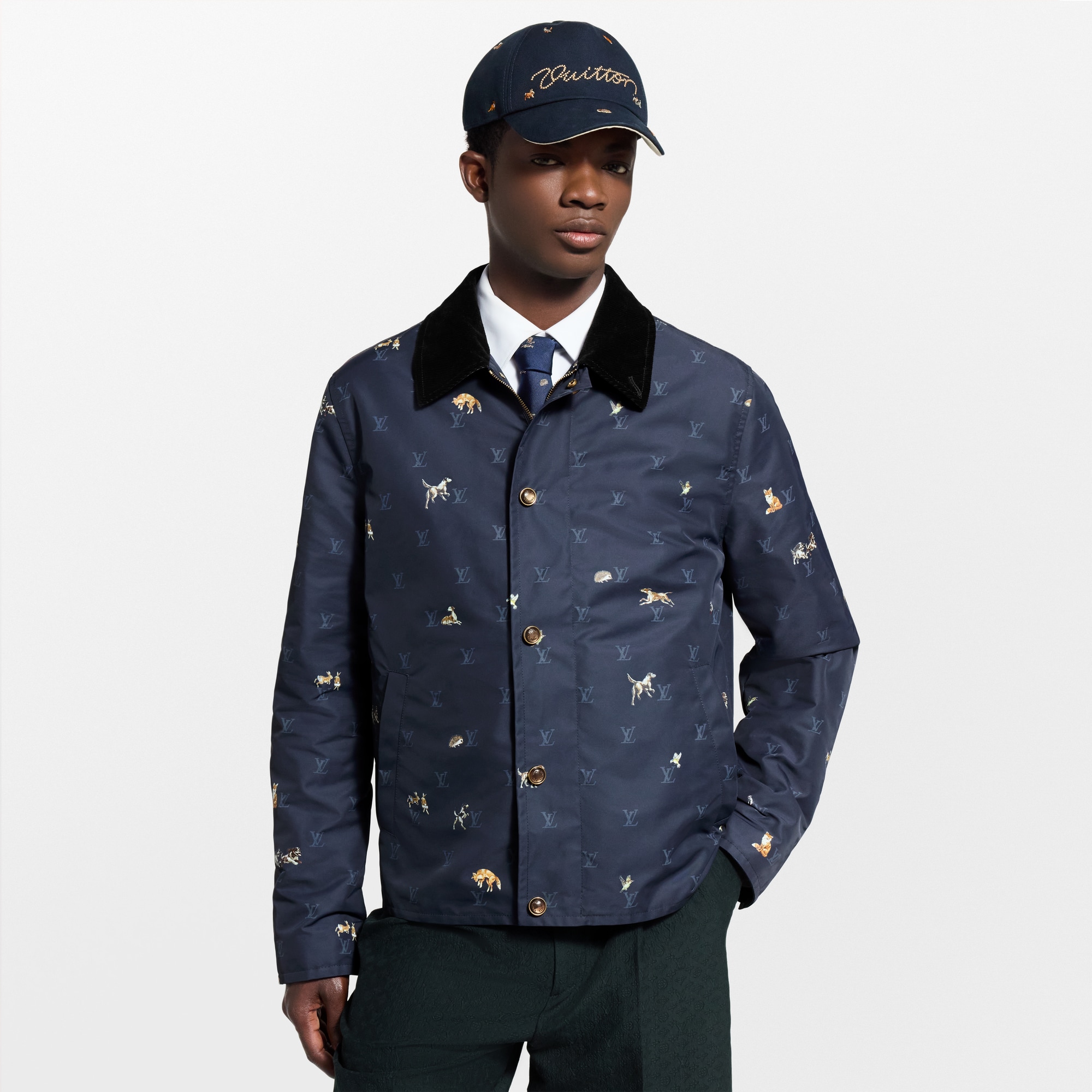 LV Blason Padded Jacket  in Men
