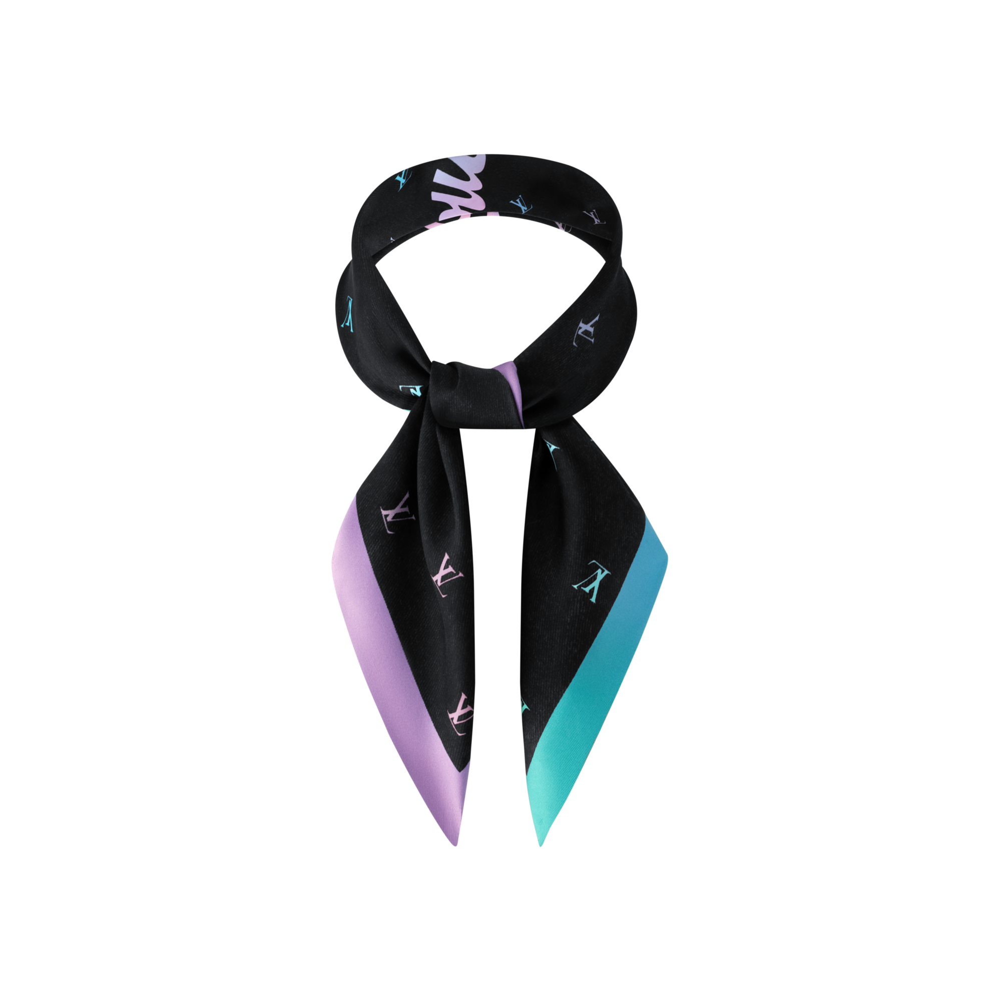 LV Blason Shading Bandana . in Men