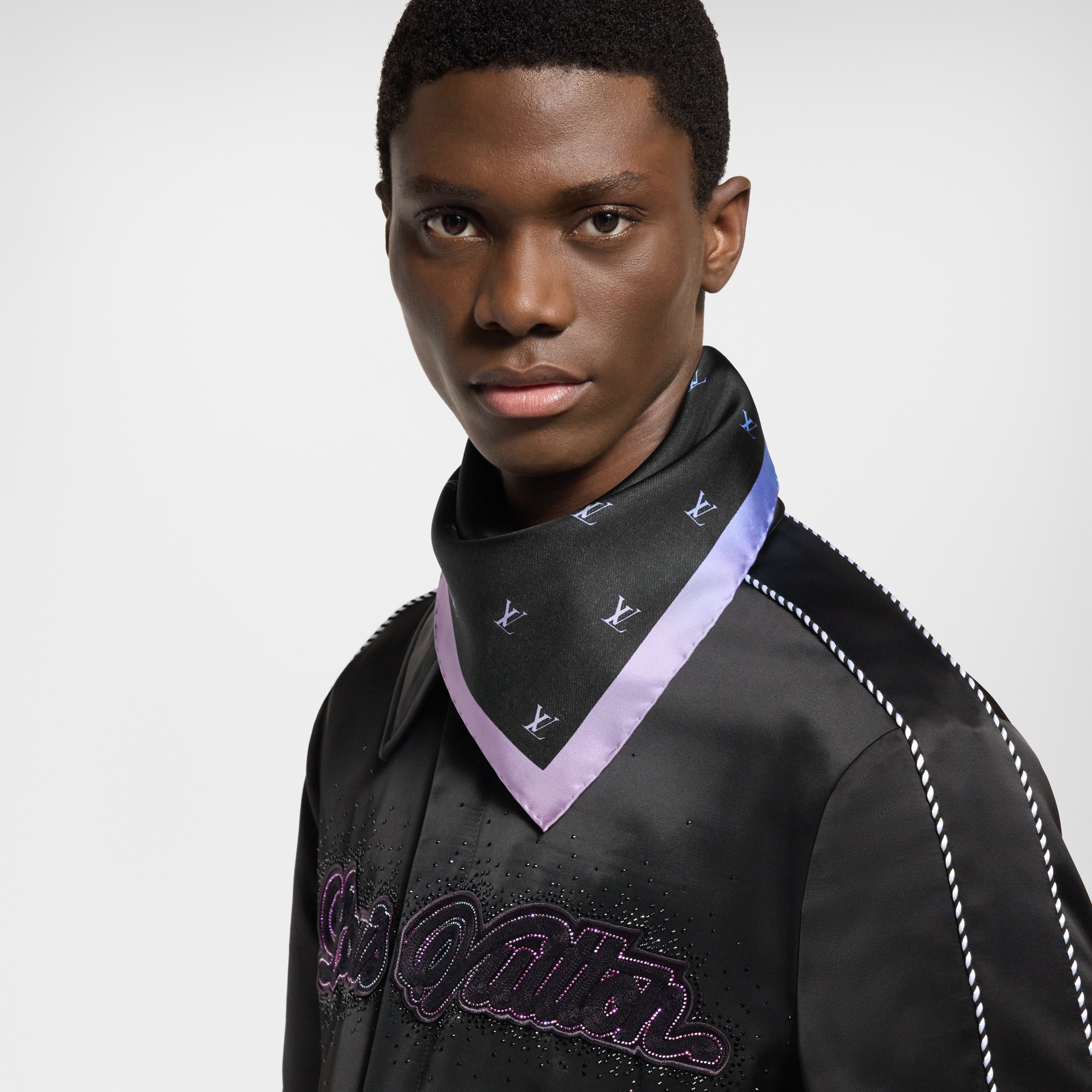 LV Blason Shading Bandana . in Men