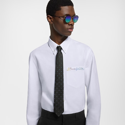 LV Blason Shading Tie . in Men's Accessories Ties and Pocket Squares collections by Louis Vuitton (Product zoom)