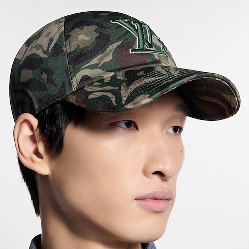 LV Camo Cap . in Men's Accessories Hats, Beanies and Gloves collections by Louis Vuitton (Product zoom)
