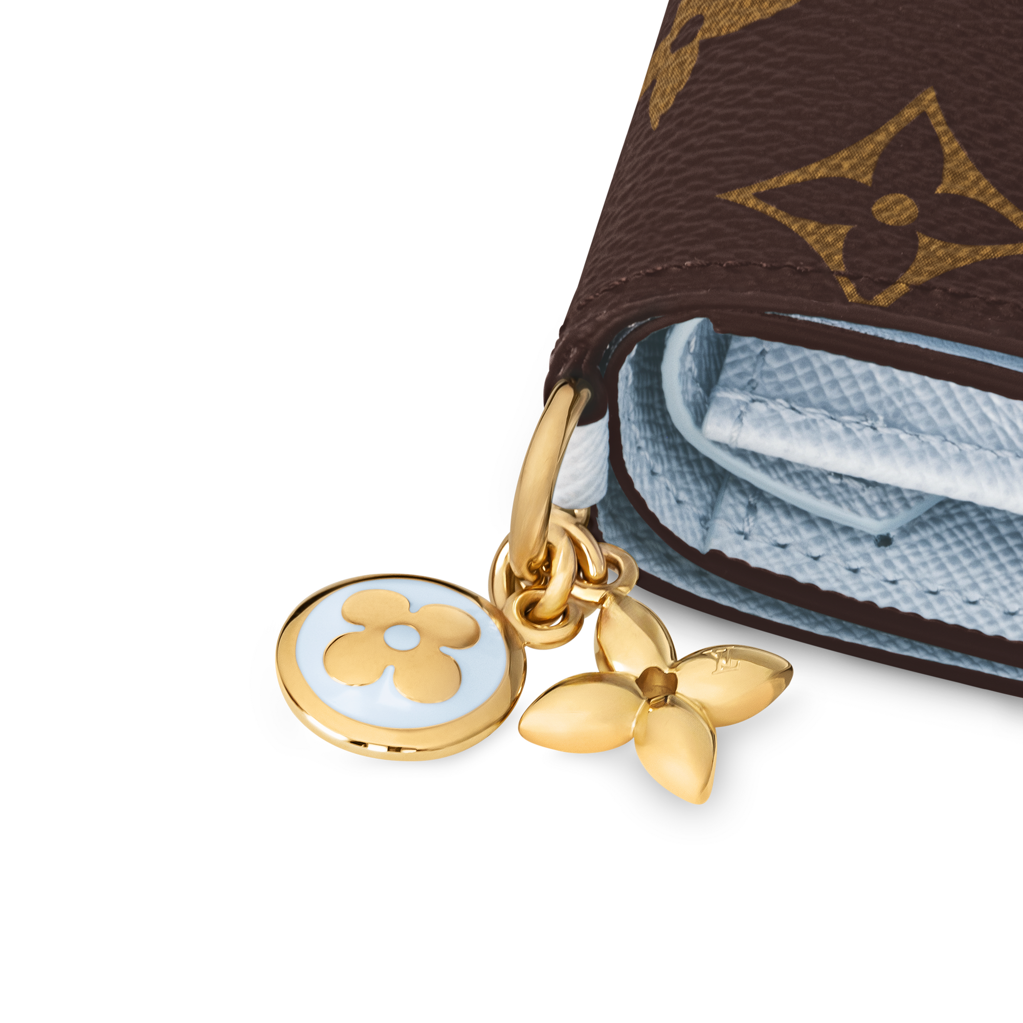LV Charms Pocket Wallet Monogram in Women