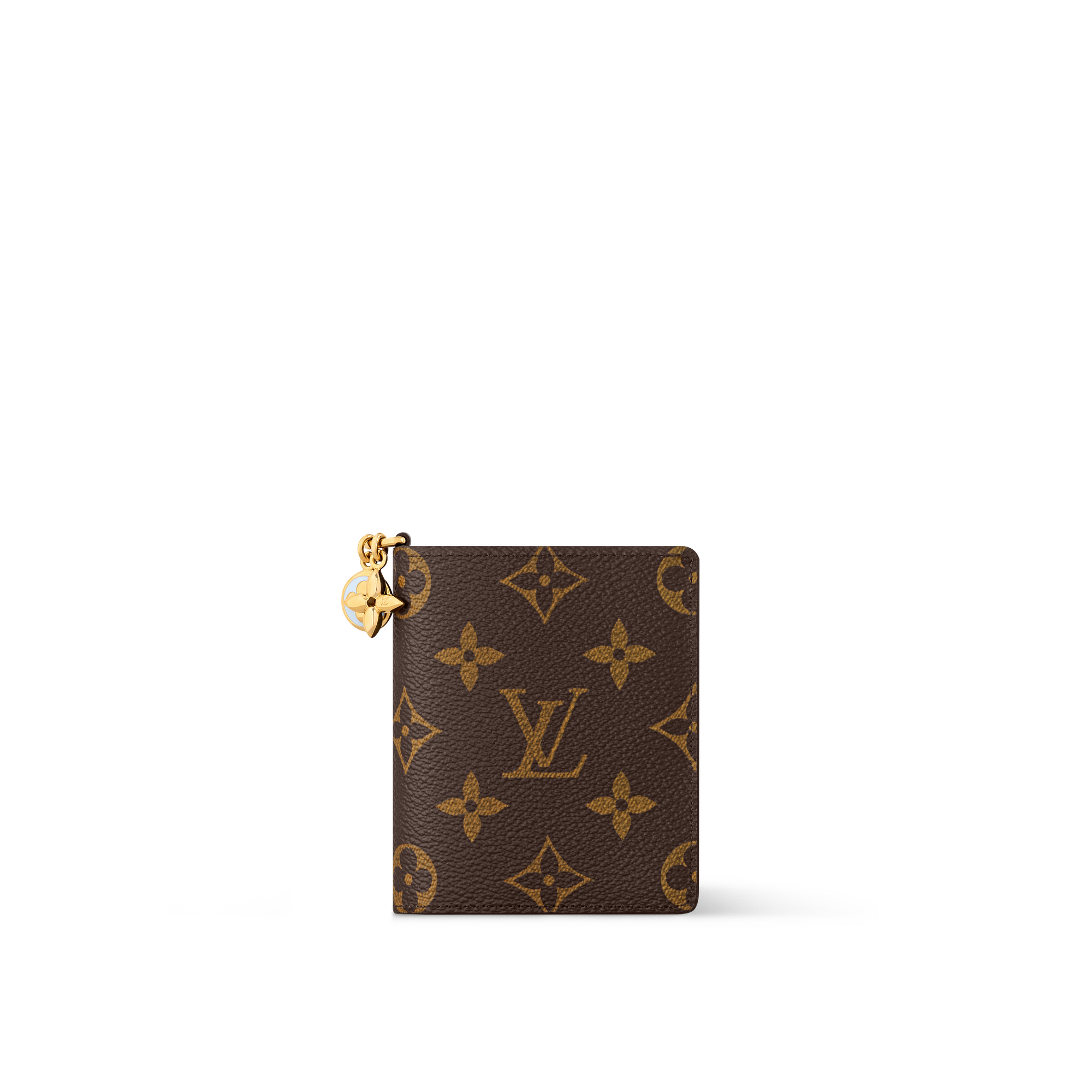 LV Charms Pocket Wallet Monogram in Women