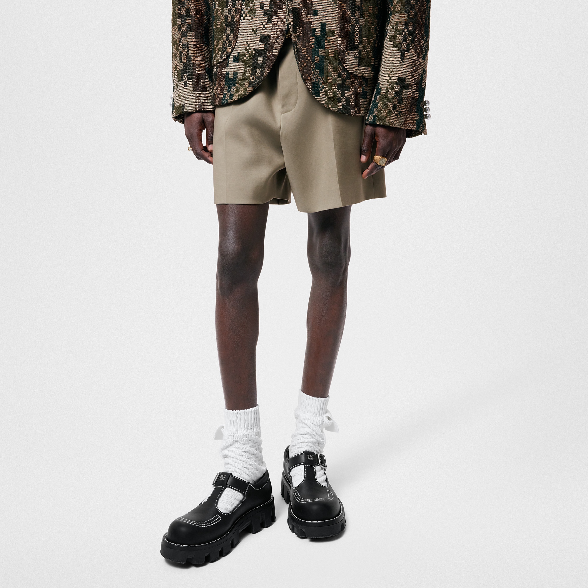 LV Checker Mary Jane  in Men