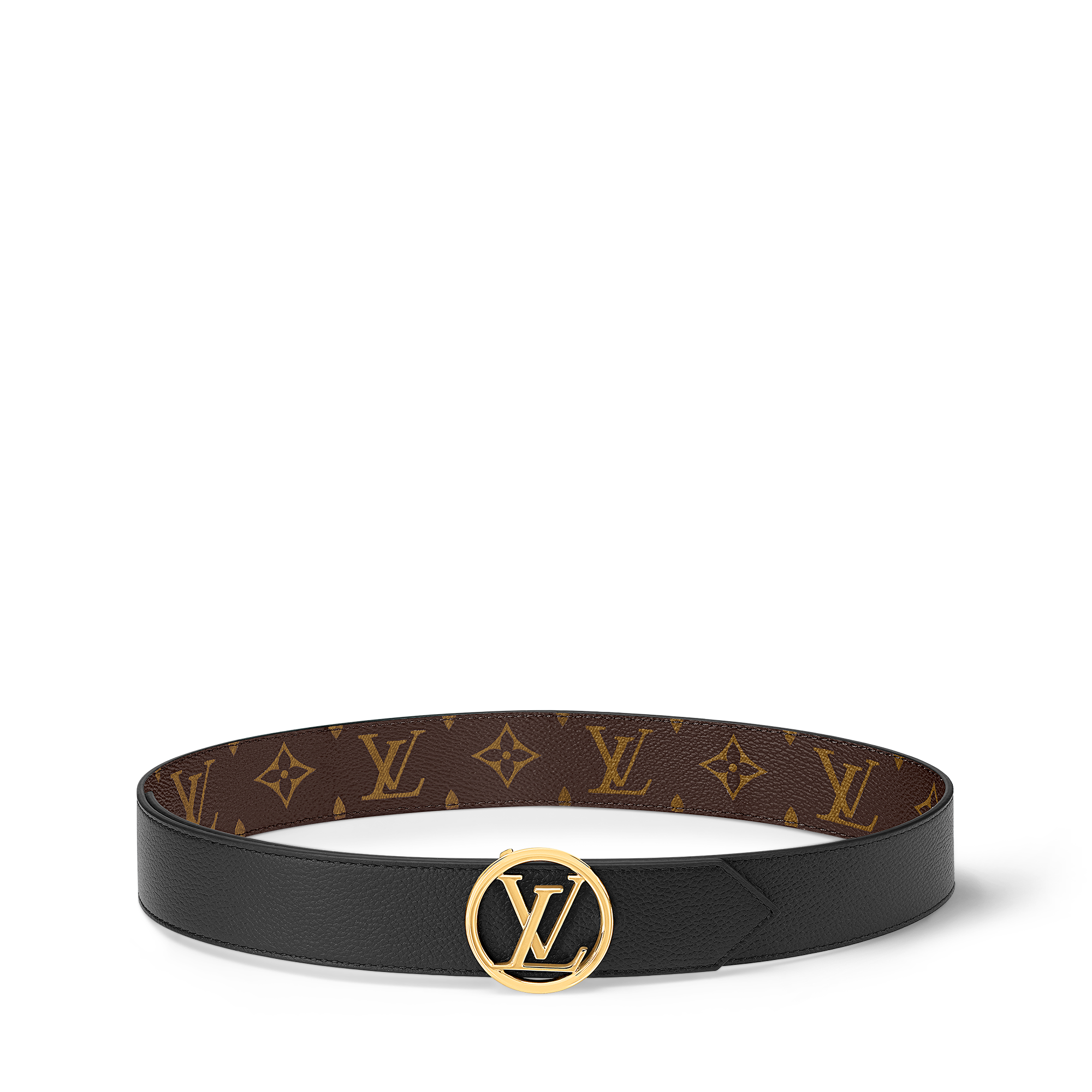 LV Circle 35mm Reversible Belt Monogram in Women